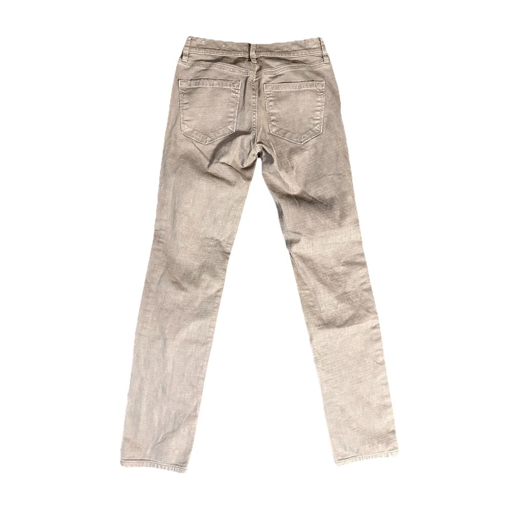 Ann Taylor Loft Women Modern Skinny Denim Pants Taupe Gray Size 24/00‎ Mid Rise - Picture 2 of 7